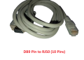DB9 Female RS232 Serial to RJ50 Cable for Symbol Barcode Scanner | DB9 Pin to RJ50 (10 Pins) Brand New Genuine Cable. 