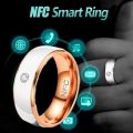 Stainless Steel NFC Smart Ring Creative Wearable Connect Multifunctional Finger Digital Ring Waterproof Magic Wear NFC Finger Ring for Android Phone Men. 