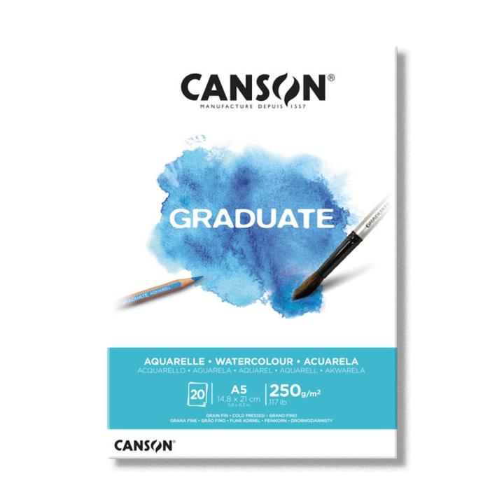 Canson Graduate Watercolor Pad A5