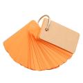 1Pc 230 Sheets Binder Memo Pad Ring Kraft Paper Sticky Notes School Stationery. 