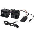 For OPEL CD30 Mp3 CDC40 CD70 DVD90 HeadUnit Install Full Harness Plug Microphone Handsfree Bluetooth 5.0 AUX Adapter. 