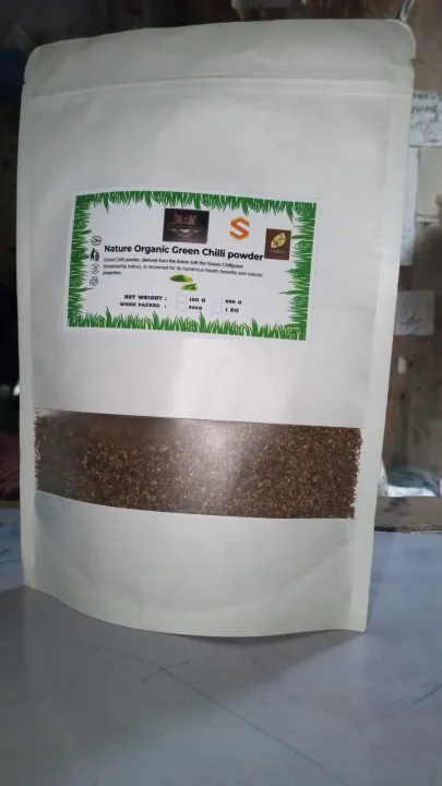 "Pure%20Green%20Chilli%20Powder%20%7C%20Natural%20Hari%20Mirch%20Powder%20%7C%20Organic%20Spicy%20Flavor%20for%20Cooking"%20-%20Image%202