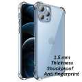 Iphone 13 pro & 13 pro Max 1.5 mm bumper Case,Transparent Crystal Clear Shockproof TPU Bumper Phone Case Back Cover. 