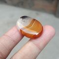 Sulaimani aqeeq-Natural sulaimani aqeeq - Yamani Agate (Gemstone) Dimension -30X20mm- Weight-37Ct. 