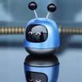 Mini Robot Car Portable Bluetooth & Rechargeable Speaker with Light + SD Card + USB Supported Multi Color , WD Mall. 