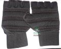 Weightlifting Gym Gloves Fitness Wrist Wraps Exercise Black. 