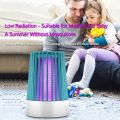 Electric Shock Mosquito Killer Lamp, USB, Fly Trap, Insect Killer, Rechargeable Insect Trap, Mosquito Killer, Silent Electric Insect Trap Eliminator Indoor Lighting, LED/UV/Blue Light, Repellent, Bedroom. 