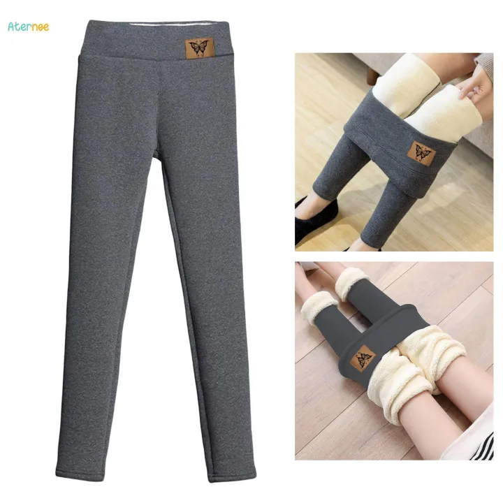 Women%20Winter%20Leggings%20Thermal%20Elastic%20Tights%20Pants%20Soft%20Skinny%20Fleece%20Lined%20Thick%20for%20Running,%20Hiking,%20Yoga%20,%20XXL%20-%20Image%206
