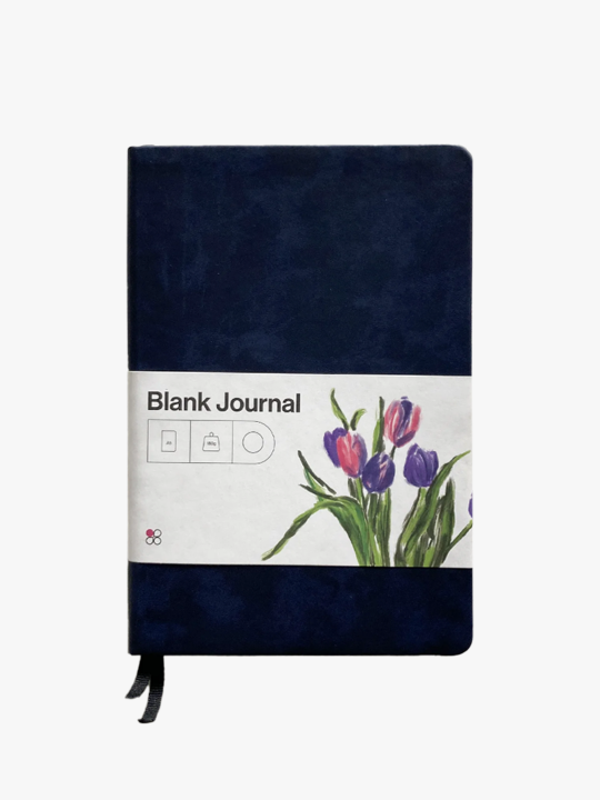 Blank Journal, Plain Notebook, Sketchbook,  Diary. 180 gram/sm Ultra Thick Paper, 112 Blank Sheets, Premium Vegan Leather Hard Cover, Pocket in the back , 2 Bookmarks and Elastic Enclosure, 100% Recycled Ivory Color Pages, Round Corners
