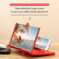 Magnifier 3D Screen Amplifier Mobile Screen Lightweight Folding Magnifying Glass Watch Movies For Smart Phone. 