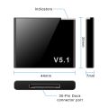 VAORLO I-WAVE 30 Pin Bluetooth 5.1 Audio Receiver A2DP Music Mini Wireless Adapter For iPhone iPod 30Pin Jack Analog Speaker. 