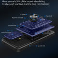 Lereach Case for Xiaomi Redmi Note 9S / Note 9 Pro Camera Armor Protection Phone Case TPU + PC Ring Light With Card Slot Stand and Phone Holder Shockproof Back Cover. 