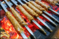 Bar b q kabab   stick pack of 6 . 