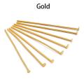 【200+pcs】 Flat Head Pins 16 20 30 35 40 45 50 mm Headpins For Jewelry Findings Making DIY Supplies. 