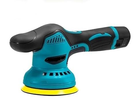 Cordless Polisher for Car Detailing with 1 pcs DC 18V 1500mAh Batteries & Charger Cordless Car Buffer Polisher Variable Speeds Portable Sander for Car Waxing/Buffing/Scratch Repairing