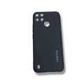 QAGS Realme_ C21Y / Realme_ C25Y Carbon Fiber Brush Texture Anti shock Drop Resistance Armored Silicon Tpu Case Back Cover Antishock. 