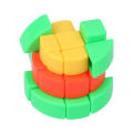 YuXin 3x3 Cake Cube  Stickerless  Speedy Cube - Original Cake Cube Super Smooth Magic Puzzle Speed Cube. 