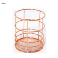 Wire Storage Basket Bin Organizer Holder for Kithen Bathroom Rose Gold Round. 
