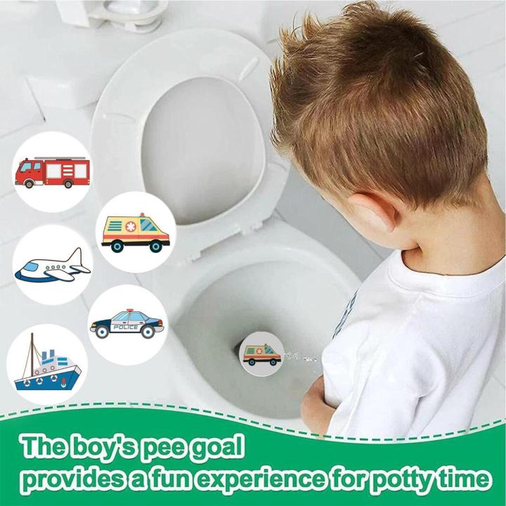 Pee Targets Potty Training Stickers Urinal Bullseye Training Toilet Sticker Thermochromic Urinal Training For Kid Potty D7L2