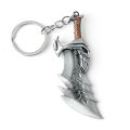 God of War Keychain Kratos Axe Weapon Blades of Chaos Pendant Keyring Sword Key Chains Key Holder Figure Men. 