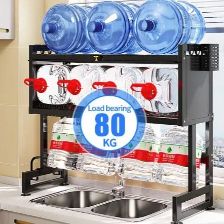 85cm%20Kitchen%20Storage%20Dish%20Rack%20With%20Cabinet%20-%20Image%203