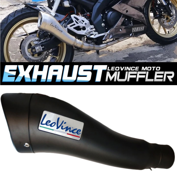 LeoVince Cobra 51mm Universal Fitting Motorcycle Bike Exhaust Muffler