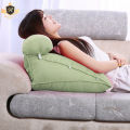 Triangular Back Support Cushion Soft & Comfortable Triangle Cushion for Back care Back rest Pillow. 