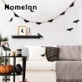 Halloween Garland Spooky Halloween Wooden Bead Bat Garland for Haunted House Decor Scary Ornament less Than Boho Chic Halloween Decor. 