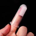(10 Pes) Cat Dog Oral Care Massager Toothbrush Soft PLASTIC Finger Brush. 