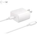One Time Samsung 45W USB-C Super Fast Charger with Charging Cable. 