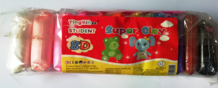 Super%20Clay%20Foam%20Pack%20of%206%20OR%2012%20Piece%20Clay%20plus%203%20Free%20Tools%20for%20Kids%20Play%20Dough%20Fomic,%20Polymer%20Clay%20-%20Image%202