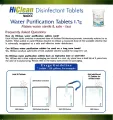 HiClean Water Purification Chlorine Tablets 100s. 