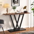 Eye Catching Industrial Style Console Table for Living Room. 