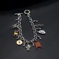 Michael Jackson Bracelets for Women Men Commemorative Series Charms Pendant Chain Bangle Music Fans Jewelry Gifts. 