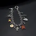 Michael Jackson Bracelets for Women Men Commemorative Series Charms Pendant Chain Bangle Music Fans Jewelry Gifts. 
