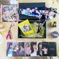 BLACKPINK Gift Box Jisoo Rose Personal Style Peripheral Standee Stickers Mini Truck Suit Lanyard Keychain. 