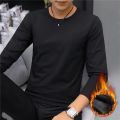 Jodimitty Keep Warm Thermal Underwear For Man Casual Solid Color Men's Winter Thermo Undershirt Thick Thermo Long Sleeve Top. 