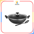 Sonex Induction Base Wok/Karahi With Non-Stick Coating - 32cm. 