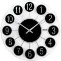 Rhythm (Japan) Glass Frame, Mirror Finish Value Added Wall Clock. 