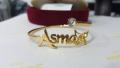 Right Choice 22k Gold Plated Personalized/Customized/Name Bangle For Women/Girl-Custom bracelet-Name bracelet-Gift Item-New Arrival 74126-pk. 