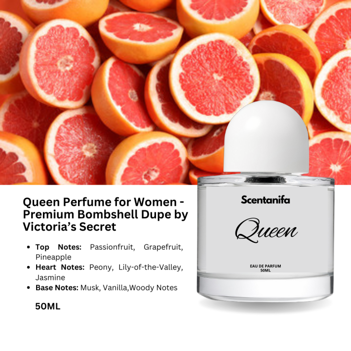 QueenPerfume for Women - Premium Bombshell Dupe by Victoria’s Secret | Fruity Floral Fragrance | Long-Lasting Sceb=nt