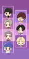 BTS Cute chubby stickers _ For BTS Fans. 