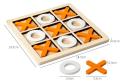 Tik Tak Toe Wooden Puzzle Game For Kids (Random Color) One Piece. 