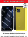 Sharp Aquos Sense 5g Screen Protector 9h & Back Jelly Clear. 