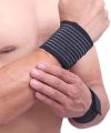 Sports Wristband Weightlifting Wrist Wraps for Men Personal Use, Exercise Wraps Training Hand Band Powerlifting Straps Workout Fitness Wrist Braces (Black), Cotton Elastic Wrist Bandage. 