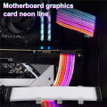 RGB LED Strip ARGB Sync Board for Computer Power Supply GPU Graphics Card Cable Case Neon Line Graphics Card 8PIN. 