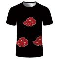 Naruto Shippuden Akatsuki Cloud Short Sleeve T-Shirt. 