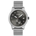 Hugo Boss Legacy Men’s Watch Silver Mesh Black Dial-1513673. 