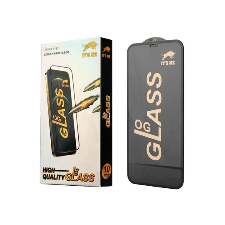 infinix Hot 12 play OG Glass Screen Protector HD Clear Gorilla Glass 9H Hardness Full Edge to Edge Tempered Glass Premium Quality