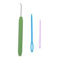 Plastic Bending Handle Weave Handcraft Crochet Hooks or Knifty Knitter & Knitting Loom Hook-KS. 